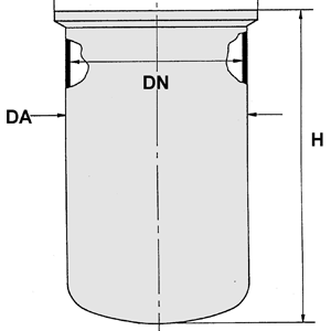 HWS-flat flange vessels type A
