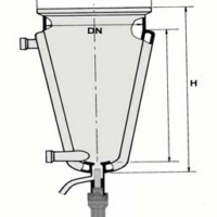 HWS-flat flange vessels type KDAV